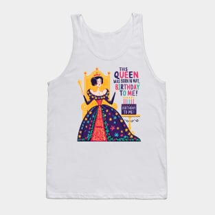 This Queen Was Born In May Happy Birthday To Me Tank Top